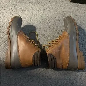 Sperry | Shoes | Sperry Tan And Gray Waterproof Boots Mens  display picture 1